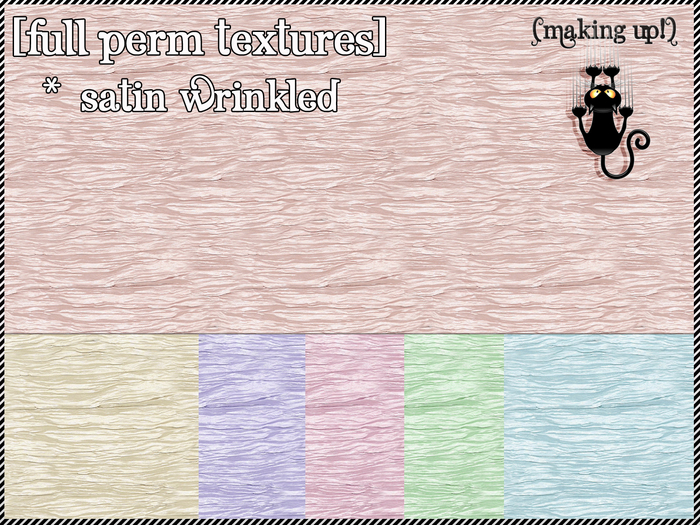 [Making Up!] - TEXTURE FP SERIES - Satin Wrinkled