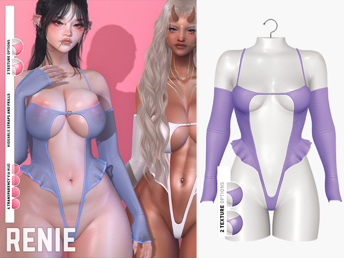 RENIE : MILLA BODYSUIT - PURPLE