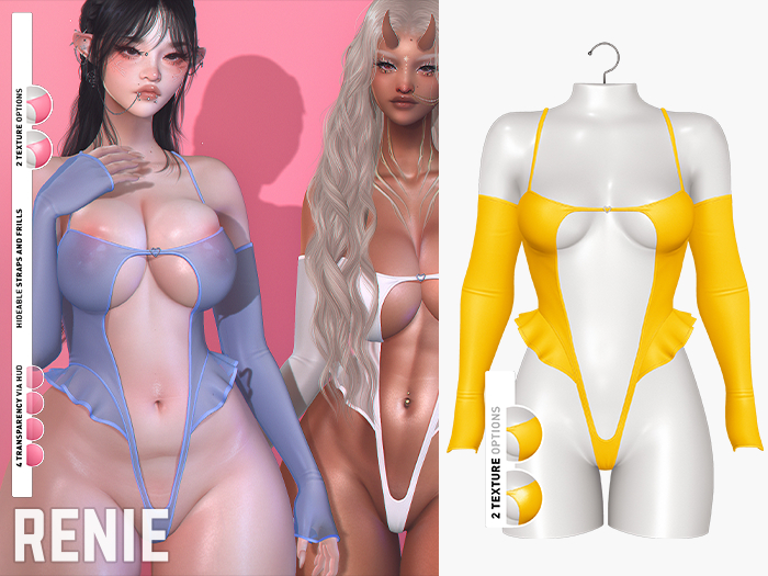 RENIE : MILLA BODYSUIT - YELLOW