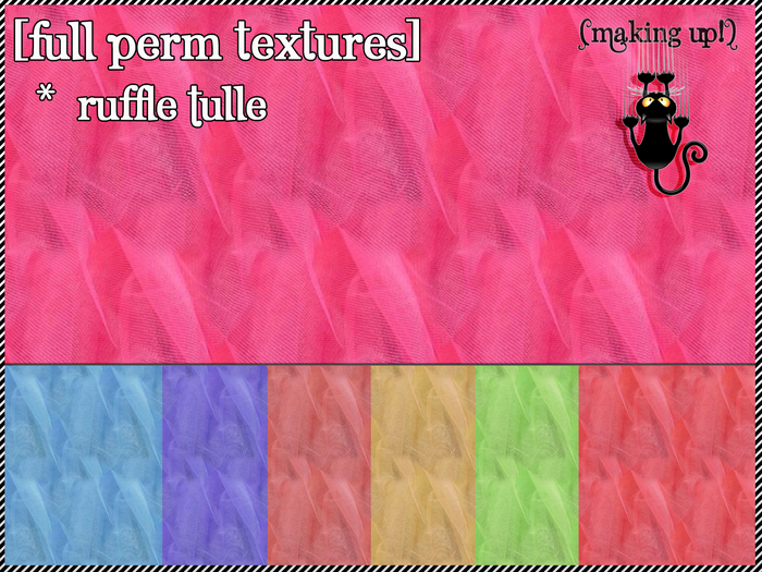 [Making Up!] - TEXTURE FP SERIES - Ruffle Tulle