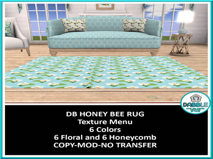 DB HONEY BEE RUG  add me