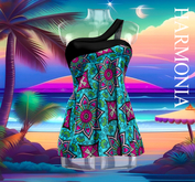 Teal Ethnic Dress Maitreya