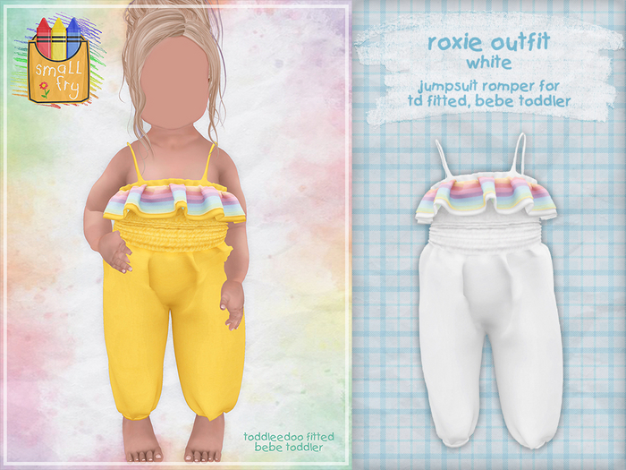 smallfry - roxie outfit - white