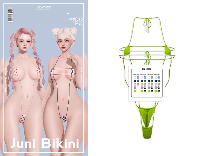 " BADA " Juni Bikini Lime 