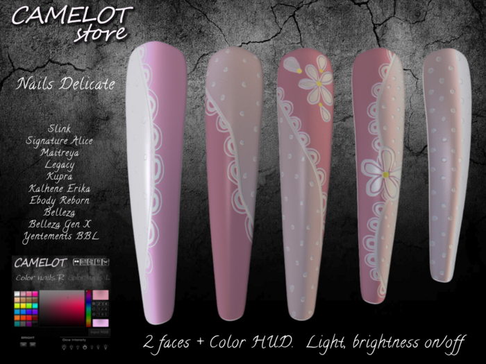CAMELOT nails Delicate
