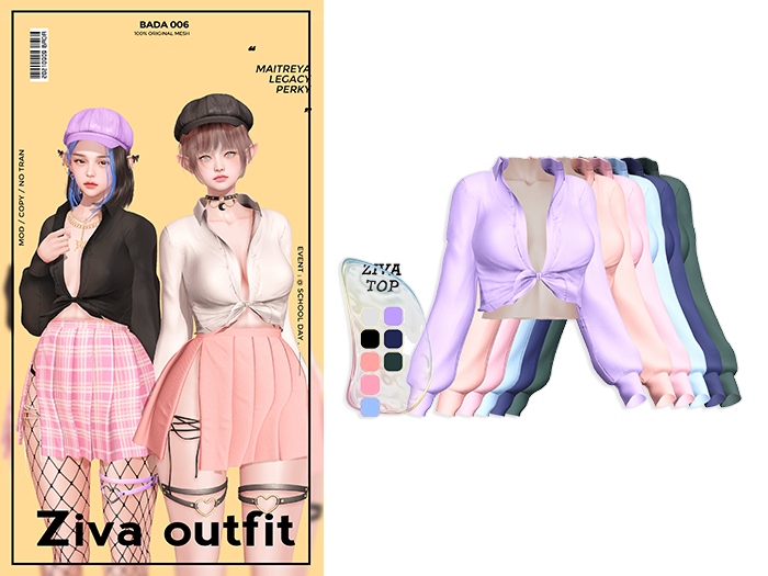 " BADA " Ziva Top Fatpack 