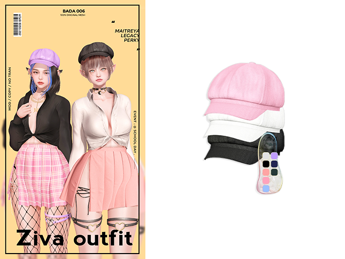 " BADA " Ziva Cap Fatpack 