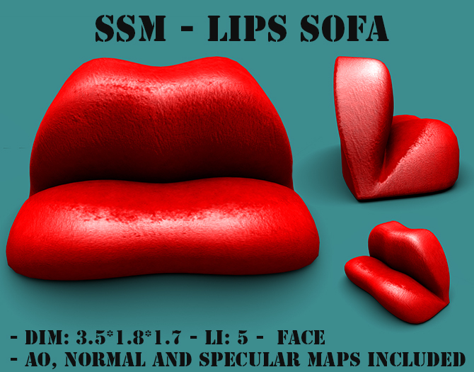 SSM - Lips Sofa