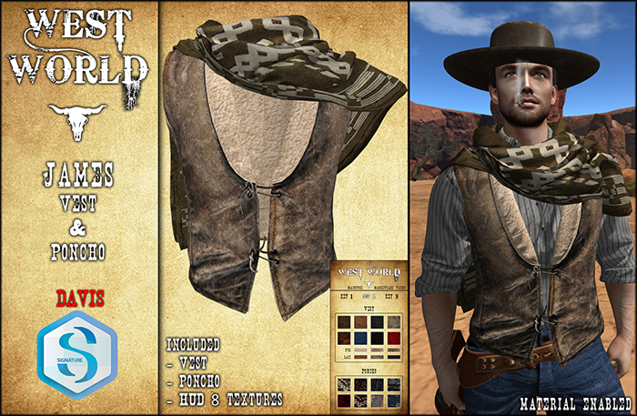 #WW# James Vest & Poncho [Davis Signature Body]