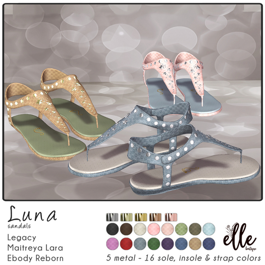 Elle Boutique - DEMO Luna Sandals FP V2