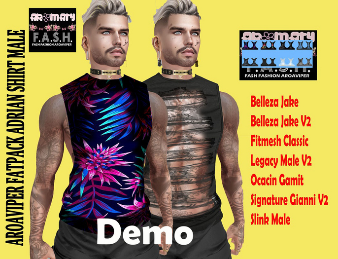 AROAVIPER FATPACK ADRIAN SHIRT MALE DEMO