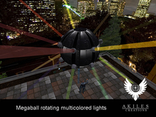 AKILES CREATIONS Megaball rotating multicolored lights