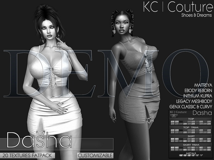 *DEMO* -KC- DASHA SET / 20 TEXTURES FATPACK
