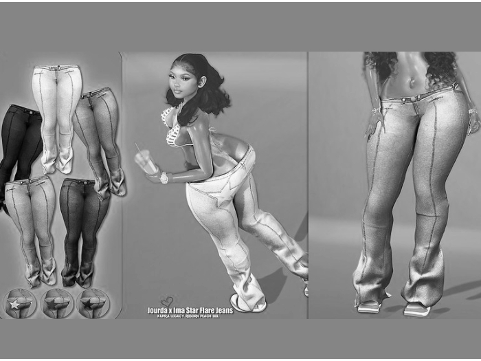 DEMO Jourda x Ima Star Flare Jeans