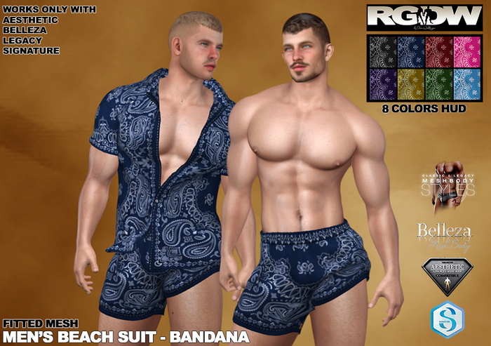 RGDW - Beach Suit - Bandana - With HUD