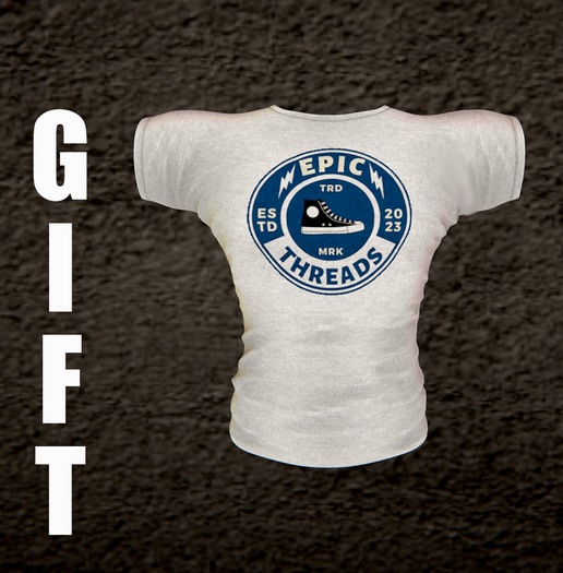 -ET- Mesh Male Fitted T shirt EPIC THREADS GIFT UNPACKER