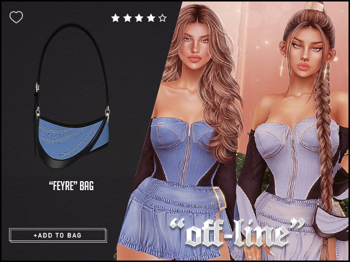 "Off-Merch" x "Feyre" Bag / Med