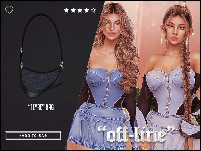 "Off-Merch" x "Feyre" Bag / Faded
