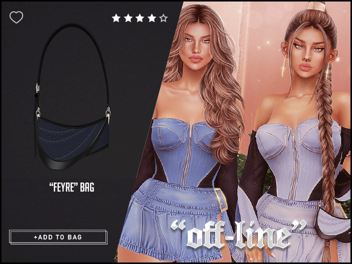 "Off-Merch" x "Feyre" Bag / Dark