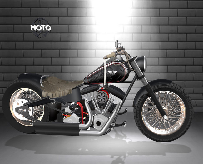 Motorcycle HA-0126 custom