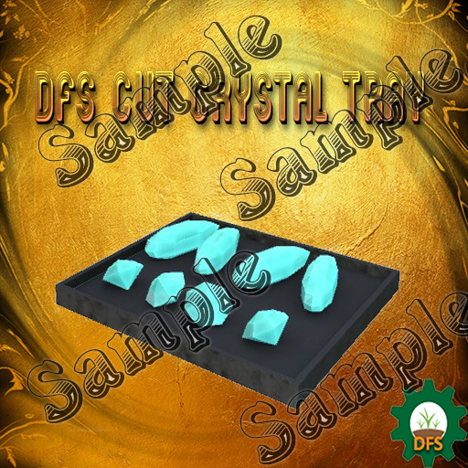 DFS Texture Cut Crystal Tray