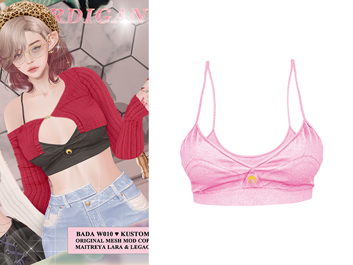 " BADA "Skye Top Pink