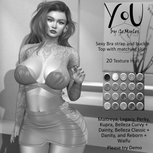 YoU By GeMyles Heidi Outfit DEMO 
