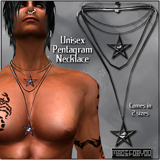 2Necklace-2pentagram/MadeForYou