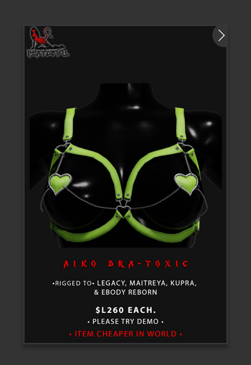 P.D - Aiko Bra - TOXIC {ADD ME}