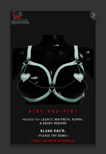 P.D - Aiko Bra - MINT {ADD ME}