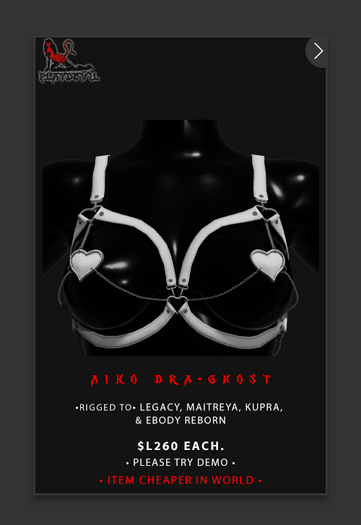 P.D - Aiko Bra - GHOST {ADD ME}