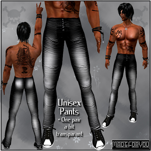 UnisexBlackLatexLeatherPants/MadeForYou