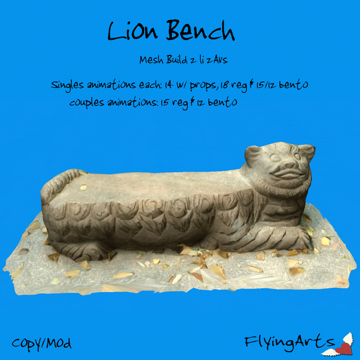 !FA! Lion Bench