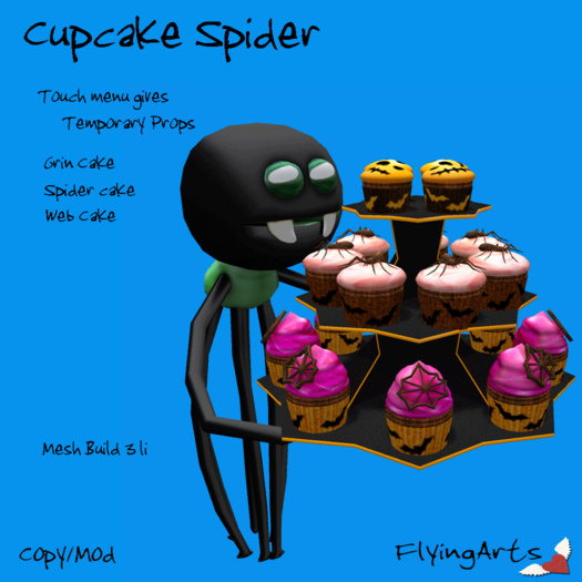 !FA! Cupcake Spider