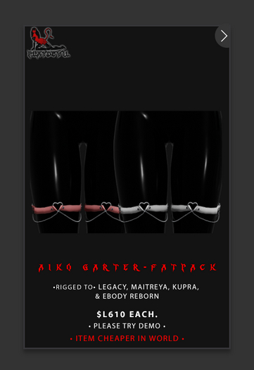 P.D - Aiko Garter - FATPACK {ADD ME}