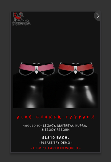 P.D - Aiko Choker - FATPACK {ADD ME}