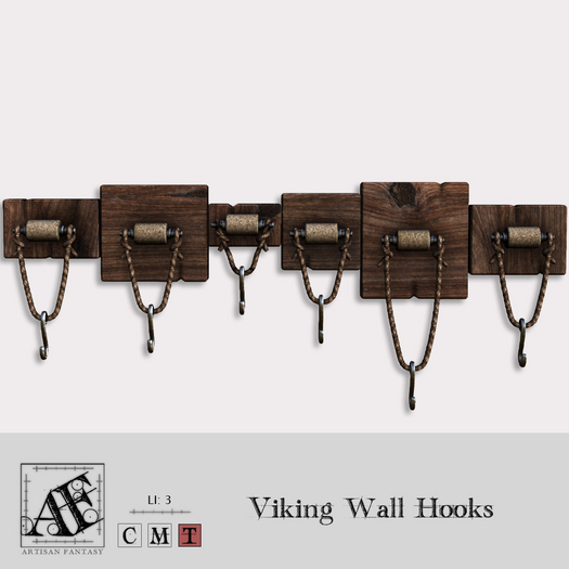 *AF* Viking Wall Hooks