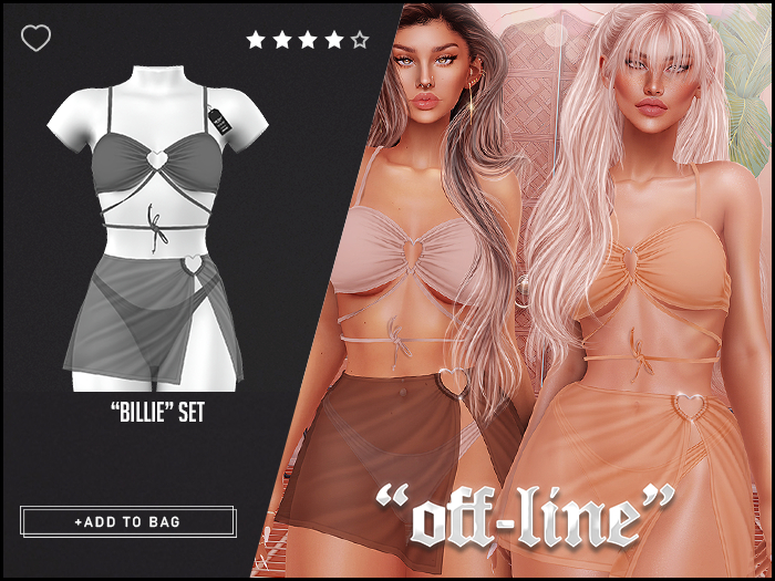 "Off-Line" x "Billie" Set / Grey