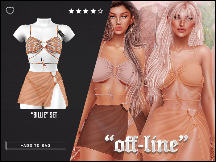 "Off-Line" x "Billie" Set / Blossom
