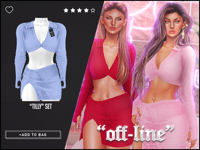 "Off-Line" x "Tilly" Set / Pigeon