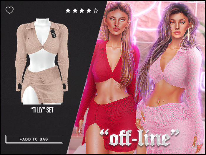 "Off-Line" x "Tilly" Set / Nude