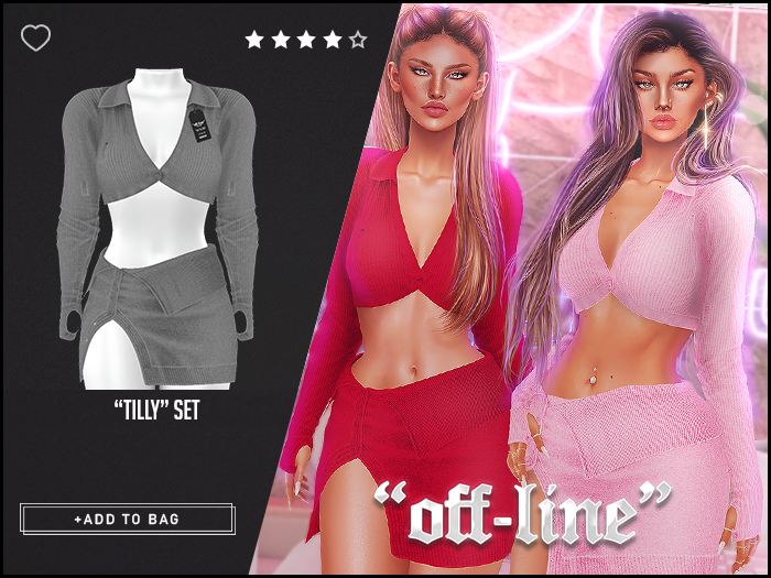 "Off-Line" x "Tilly" Set / Grey