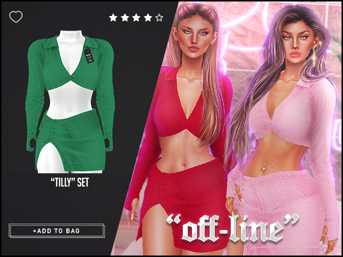 "Off-Line" x "Tilly" Set / Emerald