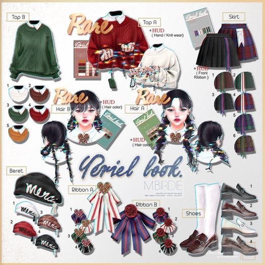 `M.BIRDIE / Yeriel look-RibbonB 4