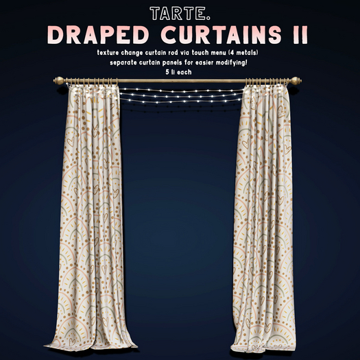 tarte. draped curtain II (joyful)