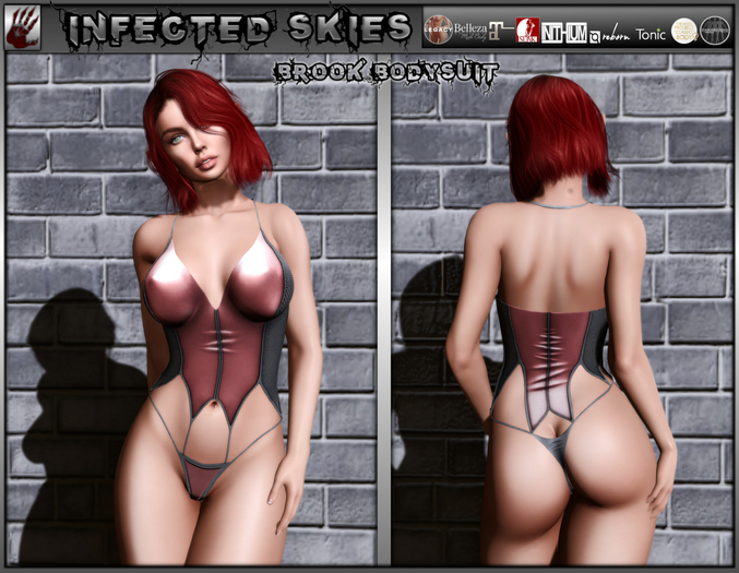 *IS* Brook Bodysuit Red
