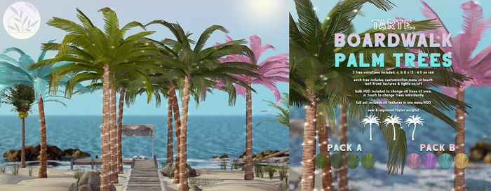 tarte. boardwalk palm trees - FULL SET