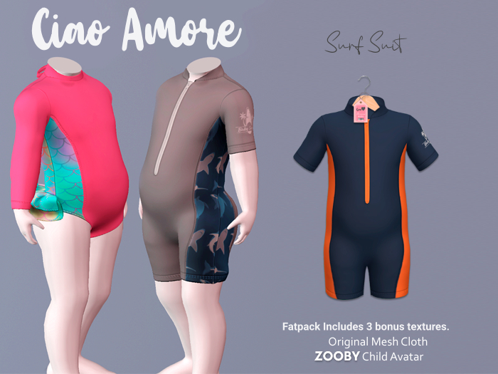 Ciao Amore! - Surf Suit Boy Navy