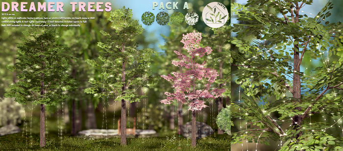 tarte. dreamer trees (pack A)