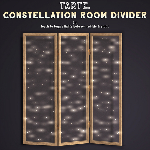 tarte. constellation room divider (beech)